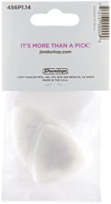 Jim Dunlop Dunlop Tortex Flex Triangle 1.14mm Purple Guitar Pick-6 Pack (456P1.14)