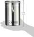 Oggi Coffee Canister, 5" x 7.75", Stainless Steel