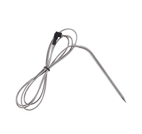 Grillme 2 Sets Replacement High-Temperature Meat BBQ Probe for Camp Chef NTC Pellet Grills with Stainless Steel Probe Clip