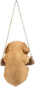Hi Line 87704-I Hanging Golden Retriever Puppy Outdoor Figurine, Tan Brown