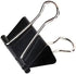 Coofficer Extra Large Binder Clips 2-Inch (24 Pack), Big Paper Clamps for Office Supplies, Black
