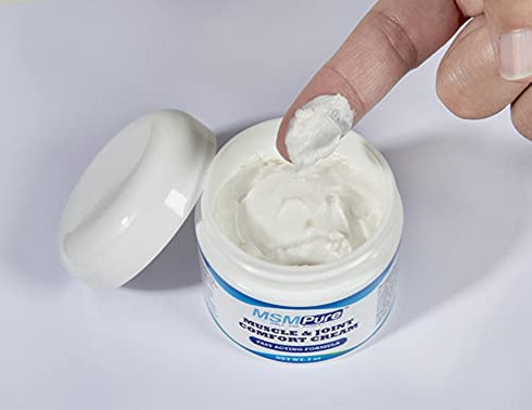 Kala Health MSMPure Maximum Strength Muscle & Joint Comfort MSM Cream, 2 oz, Fast Acting & Non-Staining Formula, Made in The USA