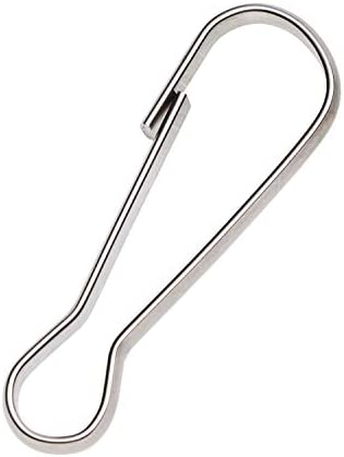 Mini Skater 2 Inches Heavy Duty Metal Flag Pole Snap Clips Loop Hook Flagpole Attachment Halyard Rope Accessory (6)