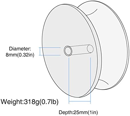 FEMELI Record Weight Stabilizer, Record Clamp for Vinyl LP Turntable Record Player Disc(Black)