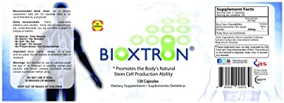 Bioxtron Natural AFA Stem Cell Supplement-120 Capsules (1) - Regenerate Tissue and Cells- Joint Pain - Fatigue - Low Defenses
