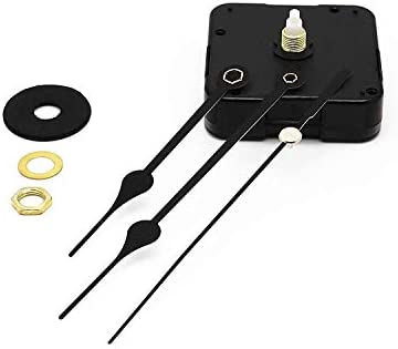 3 Pair Hands Quartz Motor Wall Clock Movements Mechanism Battery Operated DIY Repair Parts Replacement, 4/5 Inch Maximum Dial Thickness, 1-1/5 Inch Total Shaft Length