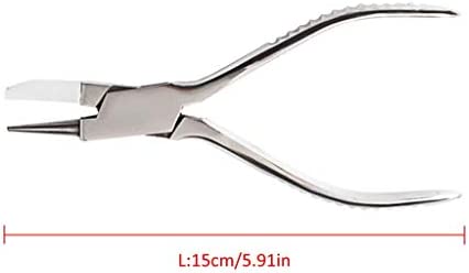 Round & Nylon Jaw Eyeglasses Frame Pliers, Eye Glasses Adjusting Pliers Optical Optician Tool, Eyeglasses Repair Tool Adjusting Eyeglasses Frame Leg, Optical Eyewear Parts Hand Repairing Tool