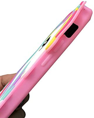 iFunny Unicorn Case for iPhone 5S/SE 2016 (Not for iPhone SE 2020 4.7inch),3D Cute Cartoon Animal Unicorn Soft Rubber Silicone Phone Case for for iPhone 5 5S 5C SE(2016) 4.0 inch (Pink)