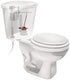 Fluidmaster 5403 Water-Saving Long Life Toilet Flapper for 3-Inch Flush Valves, Adjustable Solid Frame Design, Easy Install (Red)