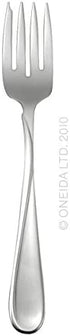 Oneida Flight Everyday Flatware Salad Forks, Set of 4