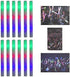 Upgraded Light up Foam Sticks, 3 Modes Colorful Flashing LED Strobe Stick for Party, Concert and Event (12 Pack)