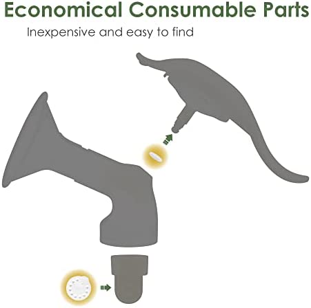Replacement Parts for Medela Harmony Manual Pump; 4 O-Rings, 2 Membranes by Maymom