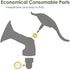 Replacement Parts for Medela Harmony Manual Pump; 4 O-Rings, 2 Membranes by Maymom