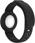 (2 Pack) Kids / Adults Anti-Lost Bracelet for AirTag, iZi Way Soft Silicone Wristband Watch Band Protective Case Cover Holder for Apple Air Tag Tracker - Black