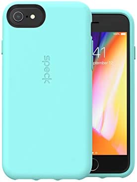 Speck Products CandyShell Fit iPhone SE (2022) Case| iPhone SE (2020)| iPhone 8| iPhone 7 - Zeal Teal/Zeal Teal
