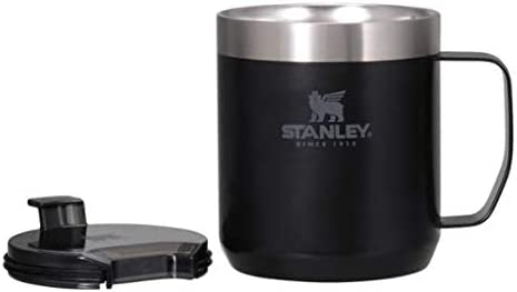 Stanley Legendary Camp Mug, 12oz, Stainless Steel Vacuum Insulated Coffee Mug with Drink-Thru Lid