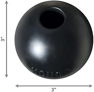 KONG - Extreme Ball - Durable Rubber Dog Toy for Power Chewers, Black - for Medium/Large Dogs