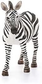 Schleich Wild Life, Animal Figurine, Animal Toys for Boys and Girls 3-8 Years Old, Female Zebra, Ages 3+