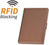 RFID Credit Card Holder Metal Wallet Stainless Steel Credit Card Protector Case Business Card Holder for Men or Women