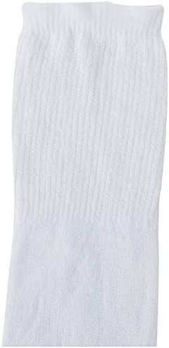 Fruit of the Loom mens Essential 6 Pair Pack Casual Cushioned fashion liner socks, White, 6.5-12 US - pack of 6