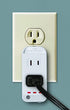 The Clapper, The Original Home Automation Sound Activated Device, On/Off Light Switch, Clap Detection - Kitchen Bedroom TV Appliances - 120v Wall Plug Smart Home Technology, As Seen On TV Home Gift