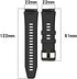Replacement Silicone Bands Compatible with Samsung Gear S3 Frontier/Gear S3 Classic/Galaxy Watch3 45mm/Galaxy Watch (46mm) SM-R800 Smartwatch Soft Sport Bracelet Strap Band for Gear S3 Watch