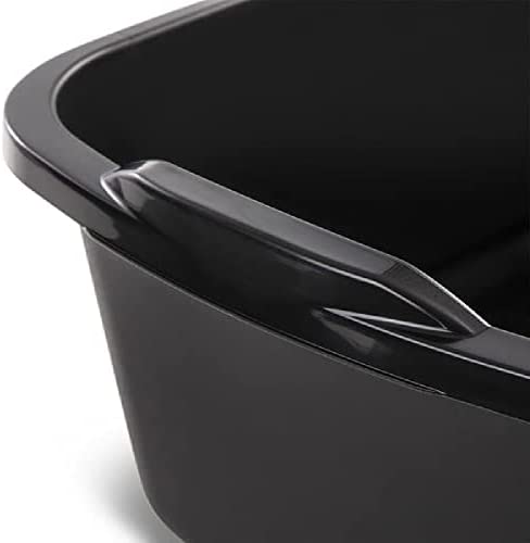 18 Quart Sterilite Black Dishpan