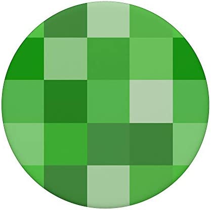 Green Pixel Gamer PopSockets PopGrip: Swappable Grip for Phones & Tablets