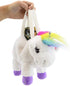 Plushible Bridging Miles with Smiles Plush Unicorn Purse - Soft, Fluffy, Functional Stuffed Unicorn Purse for Kids - Cute Stuffed Animal Unicorn Toy