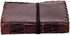 KK's leather journal Writing Notebook Vintage 7" & 6" inch Antique refillable paper notebooks Brown Leather White Plan Paper Notebooks Handmade Leather Bound Daily Notepad For Men Women (DARK BROWN)