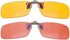 BRADDELL OPTICS Anti Glare FL-41 Rose & FL-500 Amber Blue Blocking Clip-on Computer Reading Glasses for Migraine Light Sensitivity, Photophobia and Fluorescent LED Lighting (Standard)