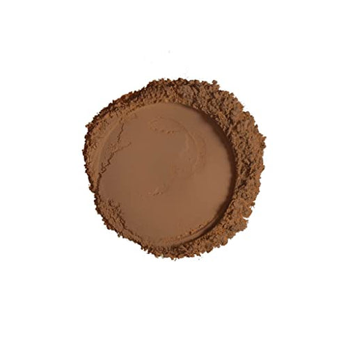 Ruby Kisses Powder Foundation Full Coverage Matte Foundation Long Lasting Face Makeup 0.35 oz. (Honey Brown)