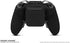 Elite Series 2 Studded Grip Skin for Xbox One Elite Series 2 Controller (NOT for Series X/S/Elite 1) by Foamy Lizard - Sweat Free Silicone w/Flat Top Anti-Slip Studs + 8 QSX-Elite Thumb Grips (Black)