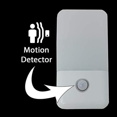 Sleep-Aid Red Night Light, Motion Detector LED Night Light with Light Sensor (3 Pack)