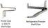 Prime-Line U 10173 Nickel Plated Metal Strip Lock Style Shelf Bracket , Knape and Vogt (8-Pack)