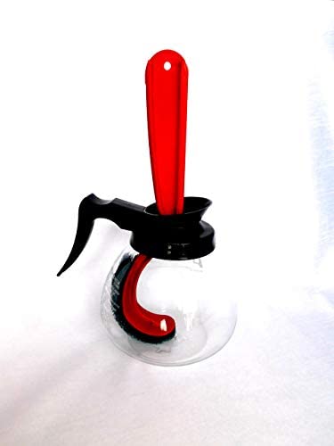 Coffee Pot Cleaning Brush, Bunnsaver Curved Stain Remover Scrub Brush for Bunn Style Coffee Decanters