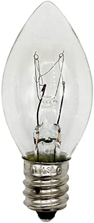 Creative Hobbies Plug in Night Light Module Includes 4 Watt Bulb, Ivory Plastic, Great for Making Your Own DIY Decorative Night Lights, Pack of 4