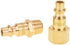 Air Coupler and Plug Kit, SUNGATOR Solid Brass Quick Connector Set, 1/4" Industrial NPT Air Compressor Accessories (8-Piece)