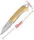 Mini Pocket Folding Brass Knife & Keychain Tool Set- Stainless Steel