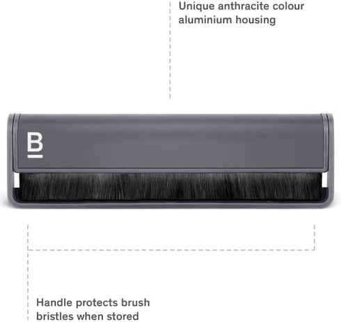 Boundless Audio Record Cleaner Brush - Vinyl Cleaning Carbon Fiber Anti-Static Record Brush