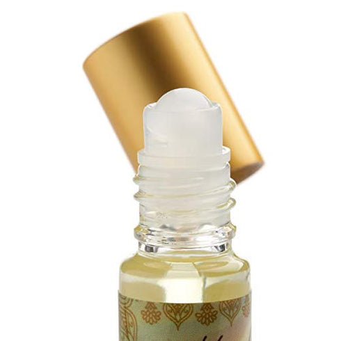 Kuumba Made Amber & Sandalwood Fragrance Oil Roll-On .125 Oz / 3.7 ml (1-Unit)
