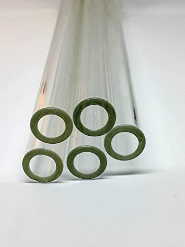 4 inch Long 5 Piece Pyrex Glass Tubes 12 mm OD 1.5 mm Thick Wall Tubing Borosilicate Blowing Tubes