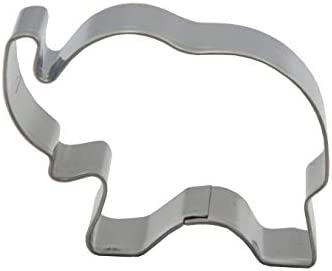 4 PCS Set Cute Elephant Shaped Stainless Steel Cake Fondant Cookie Mold Cutters