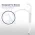 Fremouth Orthodontic Flossers for Braces - Ortho Dental Floss Picks, 100 Count (Pack of 1)