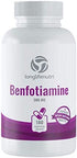 Benfotiamine 300mg 180 Vegetarian Capsules | Fat-Soluble Vitamin B1 Thiamine Powder Supplement | Promotes Healhty Circulation | Supports Nervous System | Mega Benfo Thiamin Complex