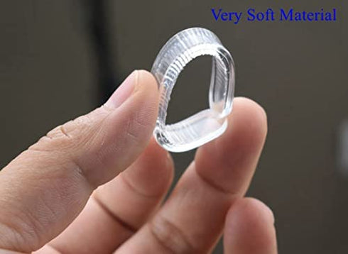 Self Adhesive Rubber Bumper:2.75*0.4*0.1Inch(L*W*T),Cabinet Door Bumpers Clear, Glass Table Top Anti Slip Pads,Rubber Bumper Strip for Chairs to Protect Walls,Soft Close Door Bumpers.