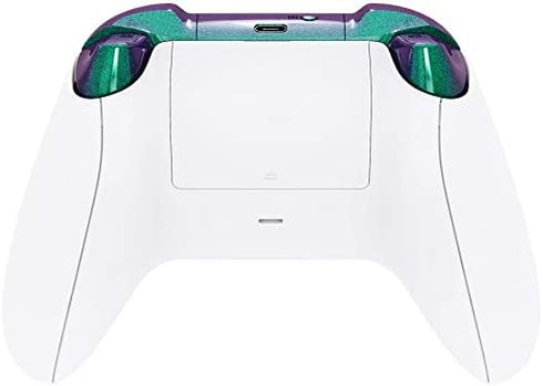 eXtremeRate Chameleon Green Puple Replacement Buttons for Xbox Series S & Xbox Series X Controller, LB RB LT RT Bumpers Triggers D-pad ABXY Start Back Sync Share Keys for Xbox Series X/S Controller