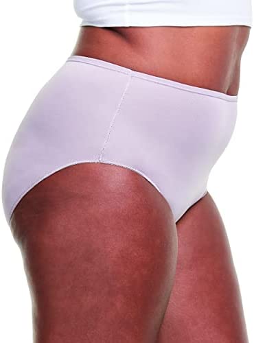 Hanes Womens Cool Comfort Microfiber Brief Underwear, 10-pack (Colors May Vary)