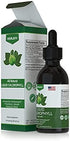 Chlorophyll Liquid Drops - 100% Natural Energy Booster and Immune Support - Internal Deodorant and Detox - Altitude Sickness Relief - Fast Absorption, Vegan & Non-GMO - 120 Servings(100mg)