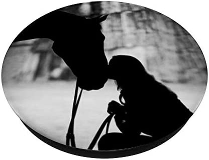 Horse Lover Gift - Just a Girl Who Loves Horses PopSockets PopGrip: Swappable Grip for Phones & Tablets